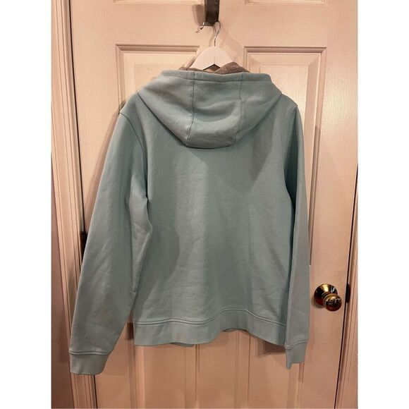 Lacoste Sport Fleece Light Blue Zip Up Hoodie sz 5 or L NWOT - Picture 8 of 15